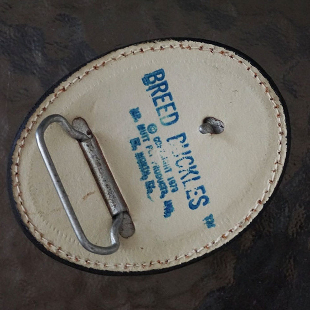 Vintage Breed Buckles Leather Dog Stitching Buckle - Picture 4 of 4